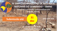 IV Simpósio Brasileiro de Recursos Naturais no Semiárido