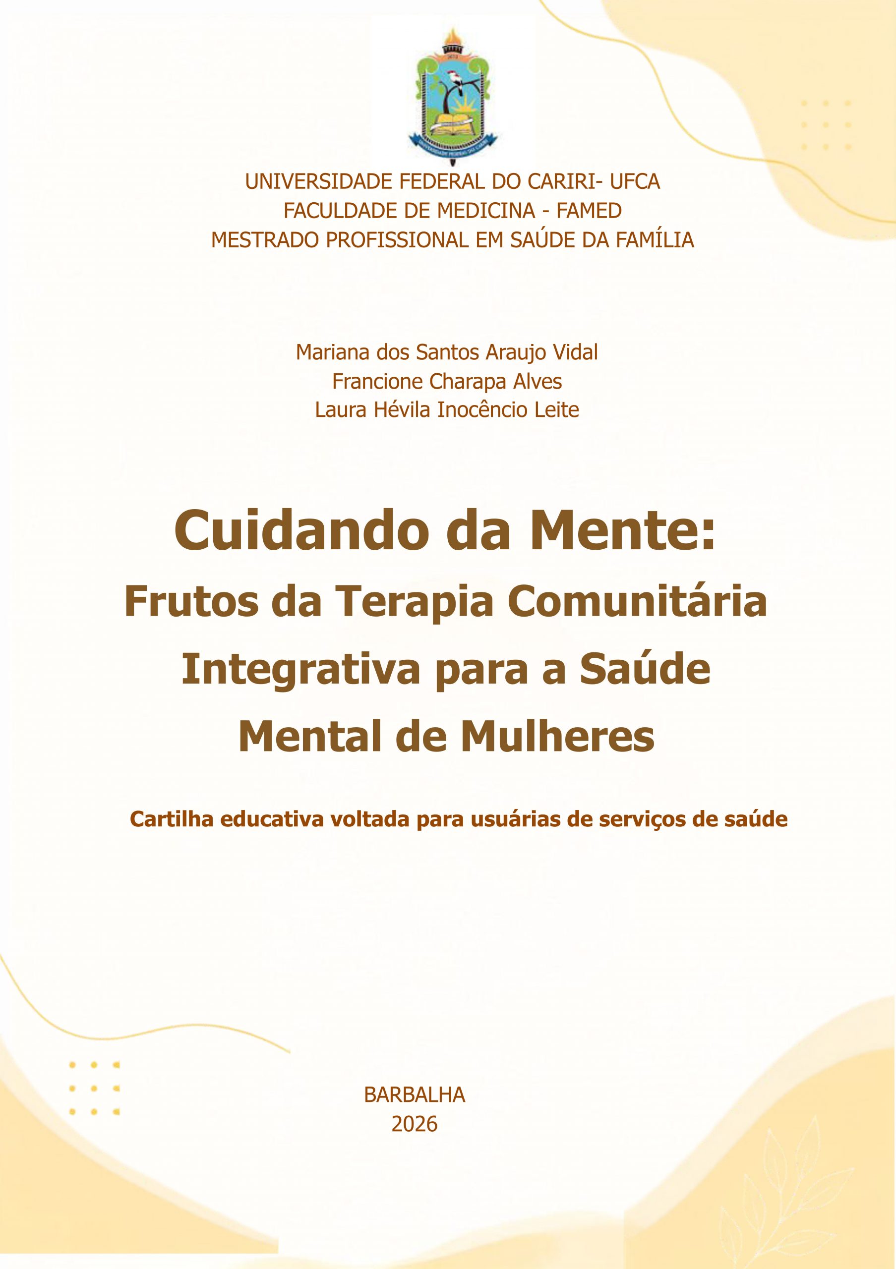 Cuidando da Mente: Frutos da Terapia Comunitária Integrativa para a Saúde Mental de Mulheres thumbnail
