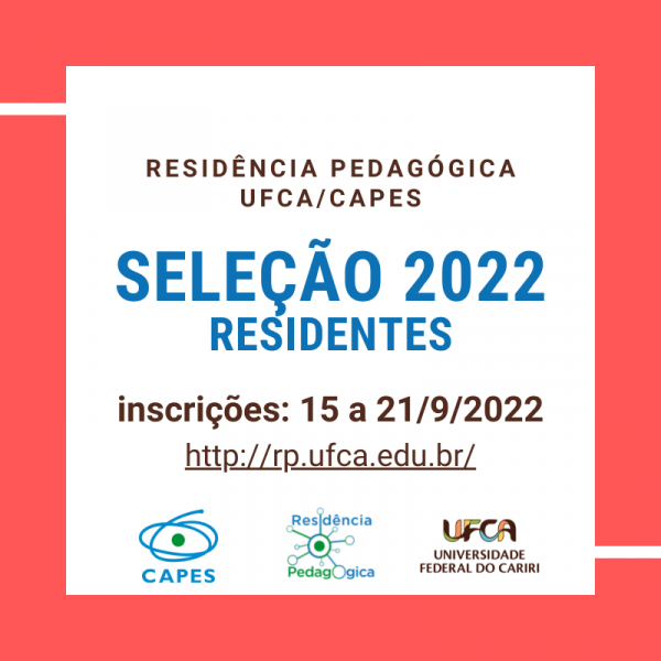 Residência Pedagógica - Seleção 2022